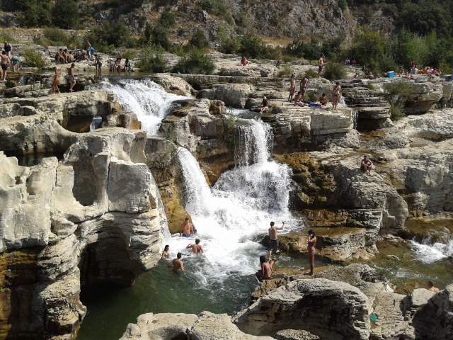 Les cascades du Sautadet à la Roque-su-Cèze