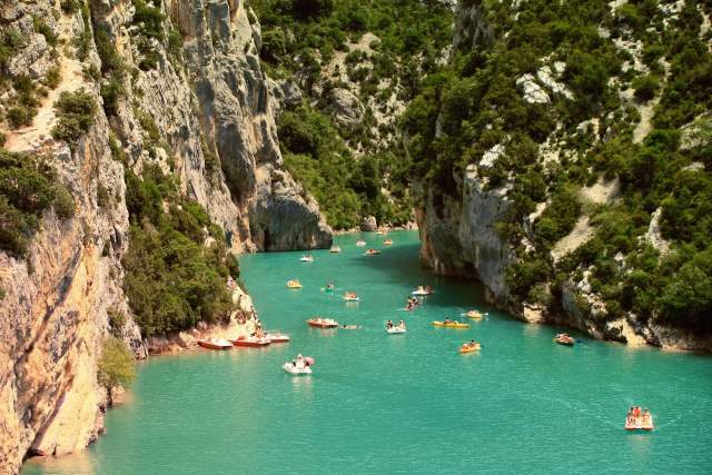 Descente des gorges de l’Ardèche en canoë kayak 